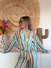 Chemise Madrid Turquoise