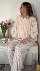 Ensemble Ligné Beige