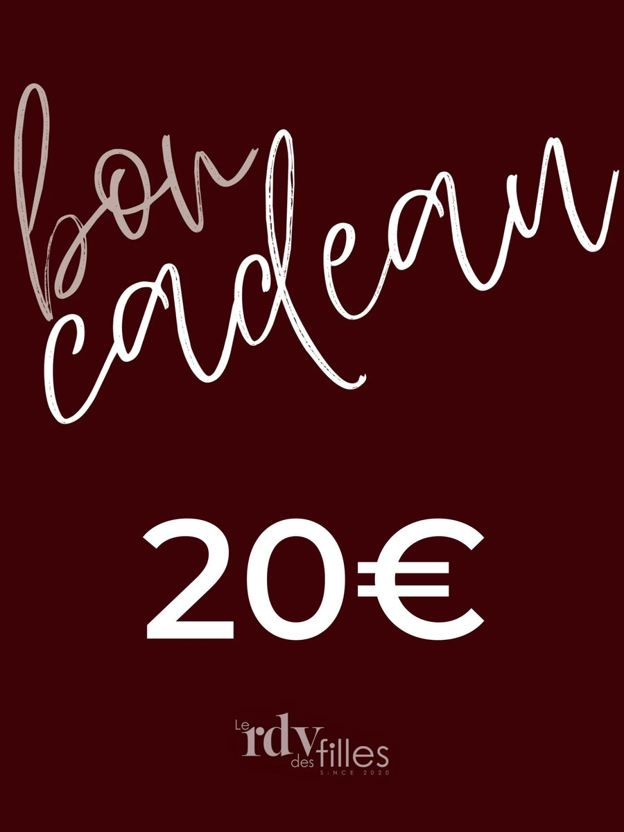 Carte cadeau 20€ : Le rendez-vous des filles