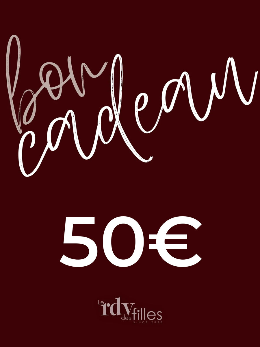 Carte cadeau 50€ : Le rendez-vous des filles