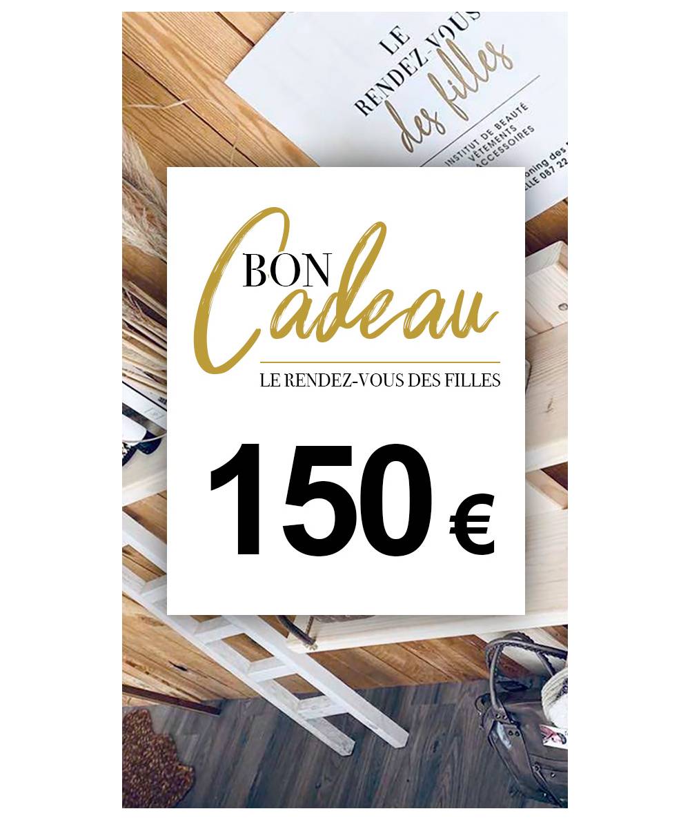 Carte cadeau 150€ : Le rendez-vous des filles