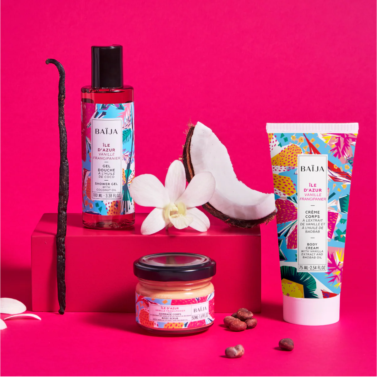 Coffret Soin Corps ÎLE D'AZUR