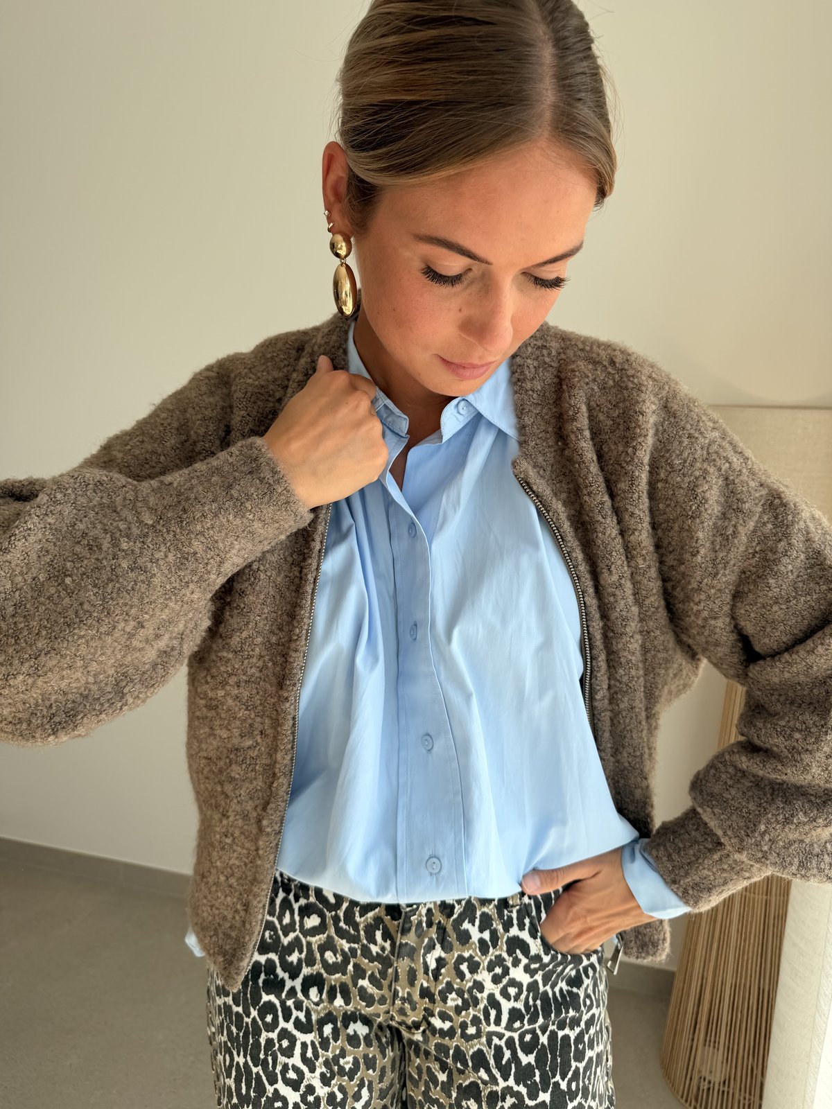 Gilet Bouble taupe