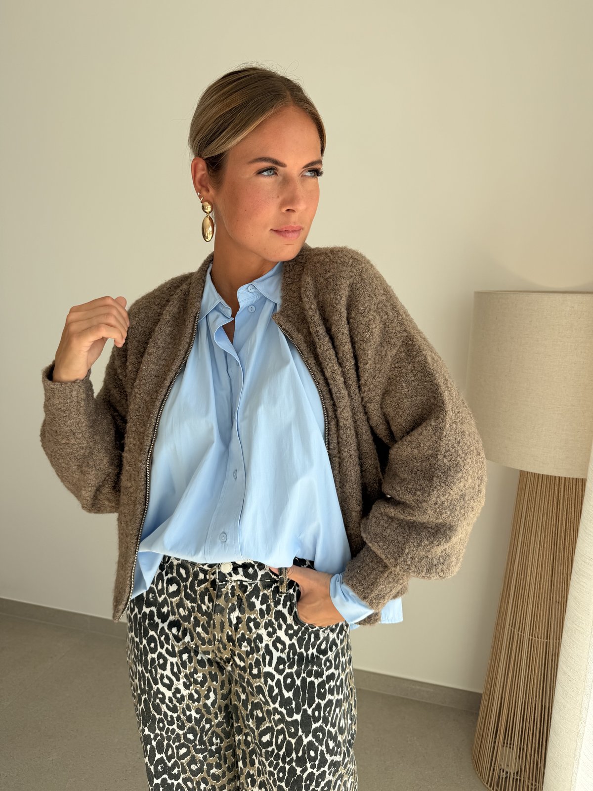 Gilet Bouble taupe