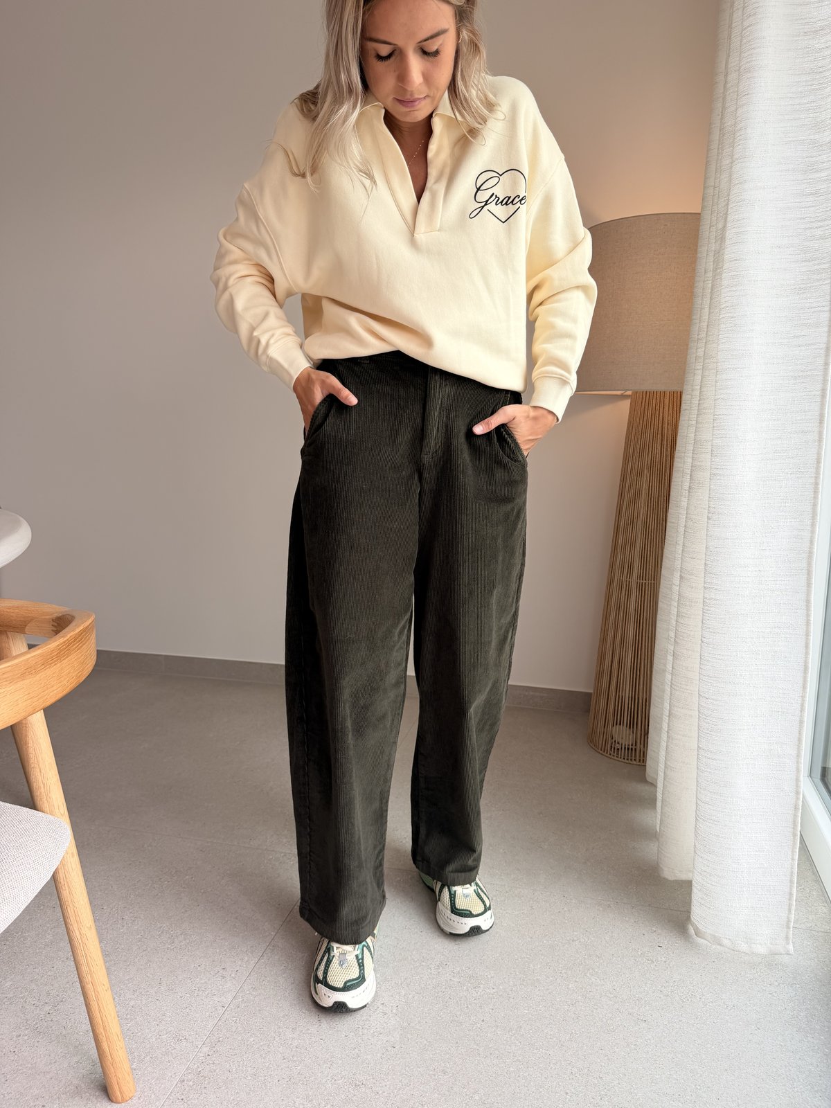 Pantalon Blair-Global kaki