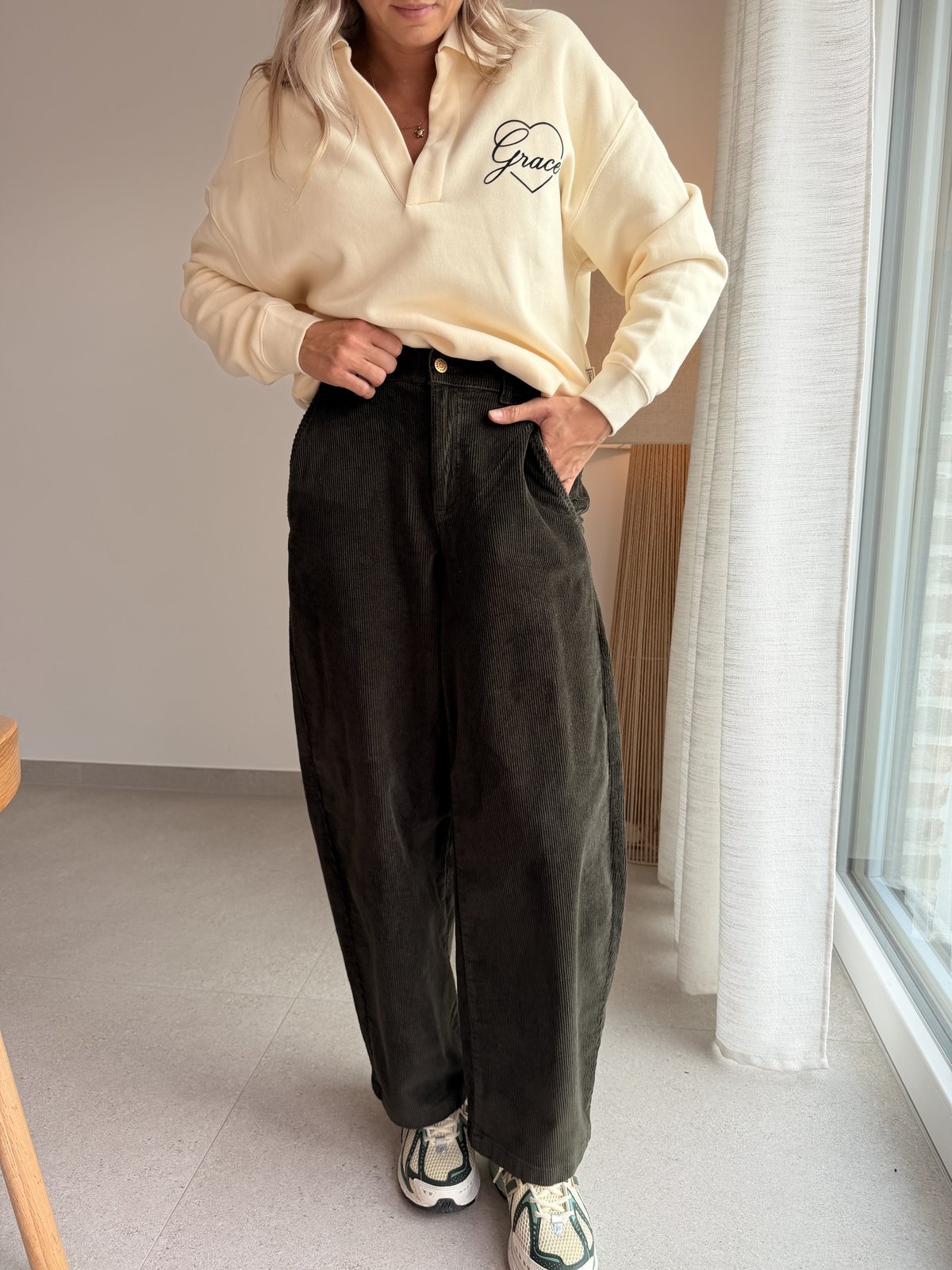 Pantalon Blair-Global kaki