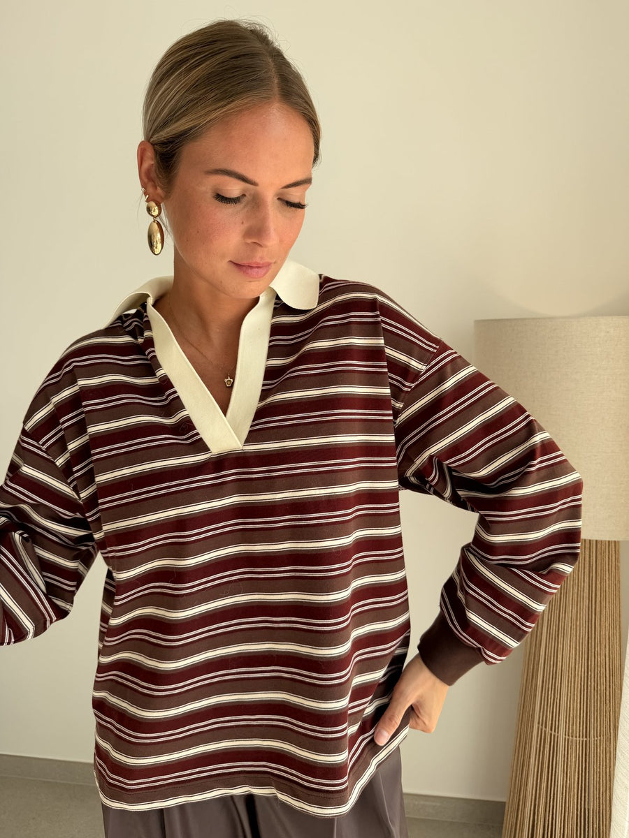 Polo manches longues Aron