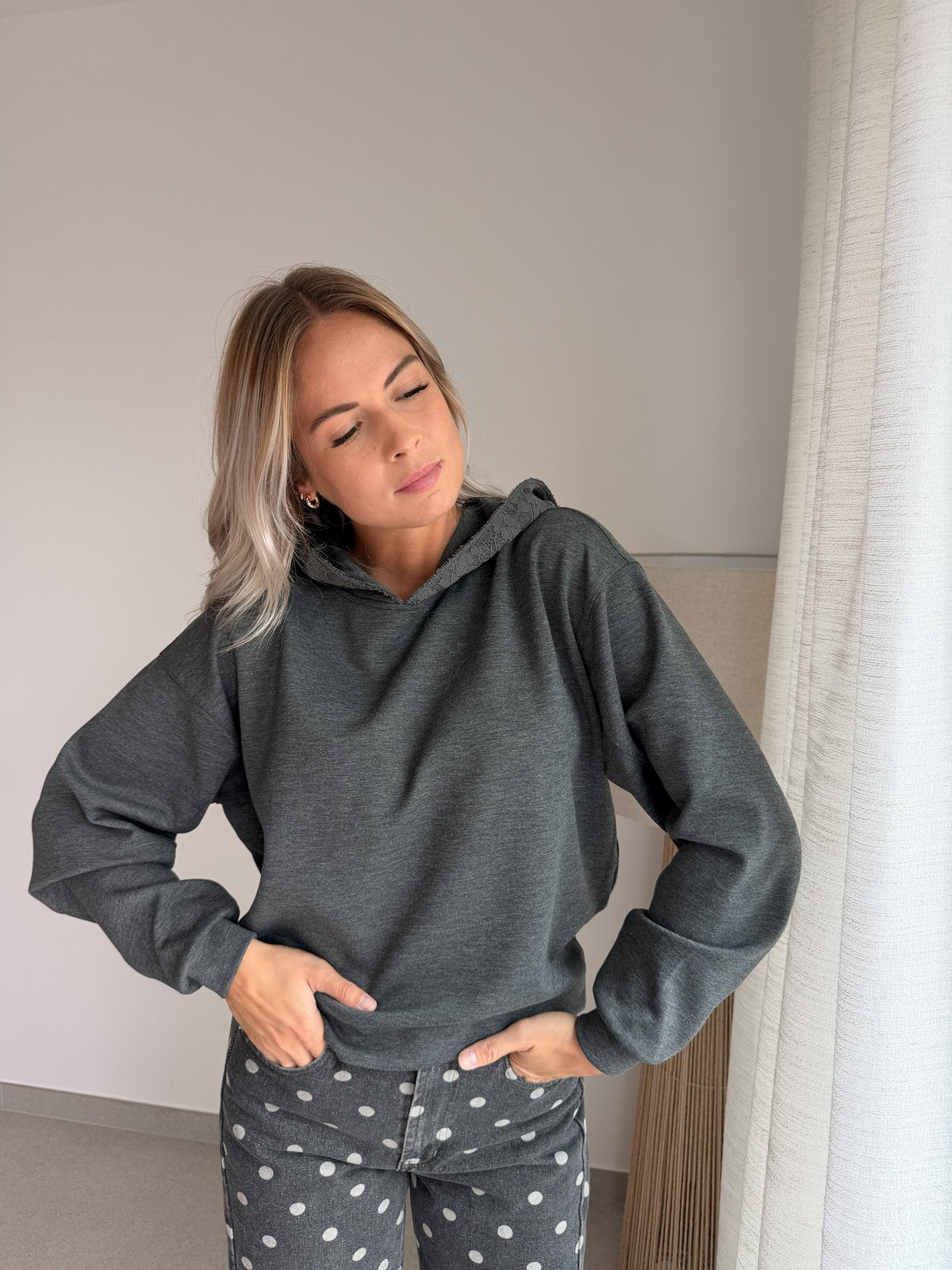 Pull Flame gris