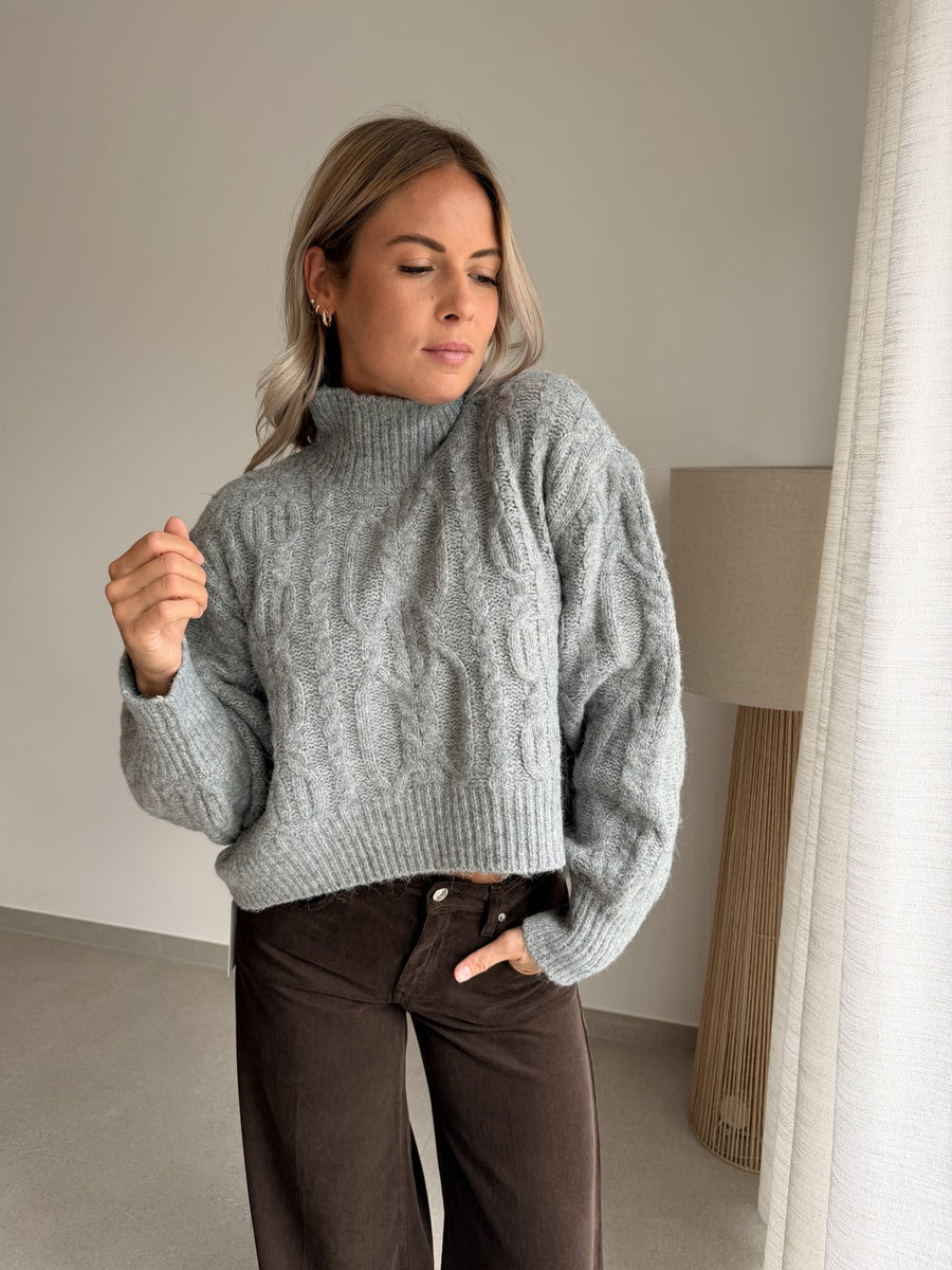 Pull Hilde gris
