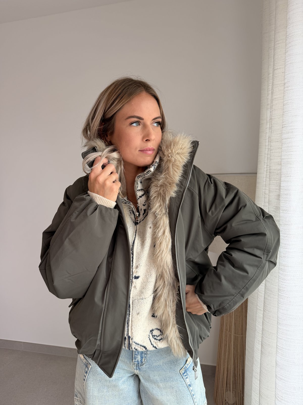 Veste Audrey kaki
